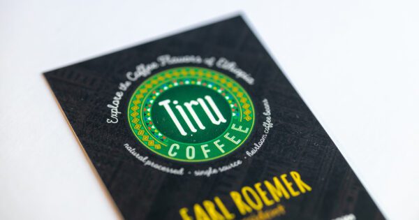 Tiru Coffee Business Card